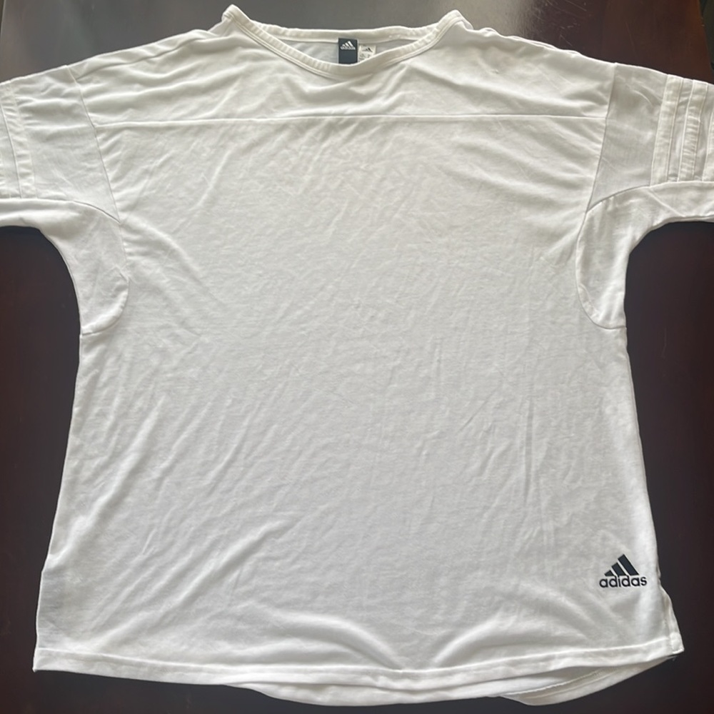 Adidas white T-shirt